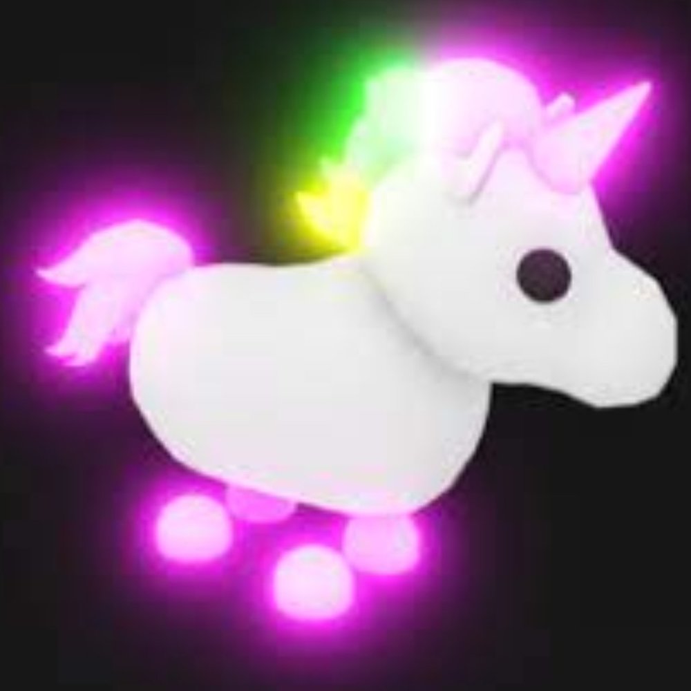 Neon UNicorn ( adopt me pet)